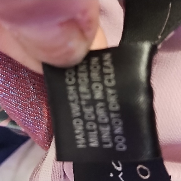 Nicole Miller Gorgeous Strapless Metallic Pink Silk Cocktail Dress -12- - Picture 8 of 9